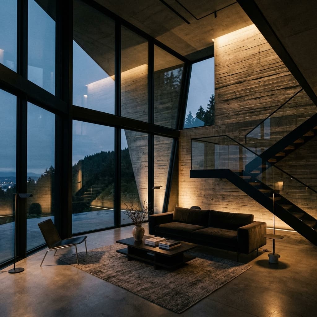 Luxury architectural interior